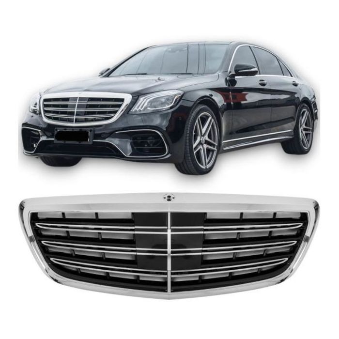 Хром решетка AMG Mercedes S класа W222 с Distronic