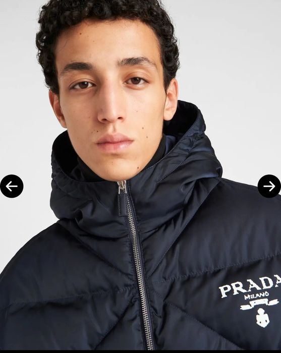 Prada пуховик мужской