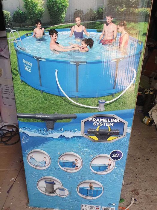 БАССЕЙН Каркасный BESTWAY круглый 366×100 НОВЫЙ, цена ниже на 50 у.е.