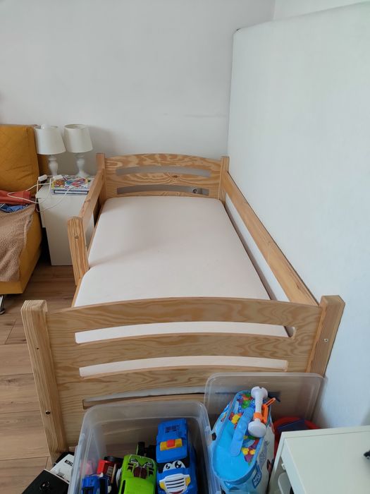 Pat copii MELA, saltea  COCO 10 cm 80 x 160 cm