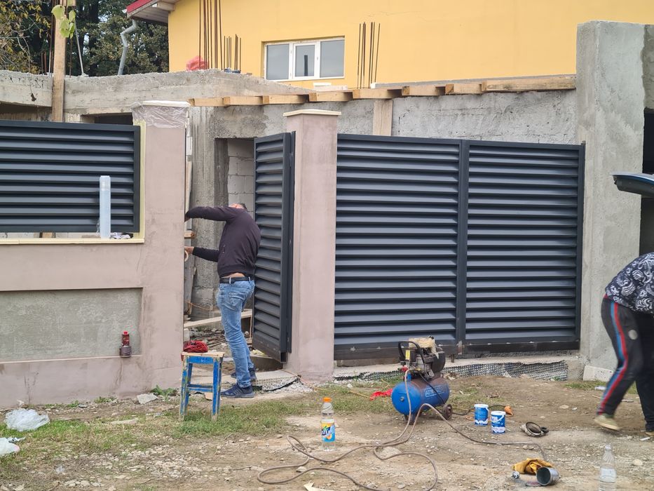 Lamele gard jaluzele gard elemente gard  uluci gard gard tip jaluzea