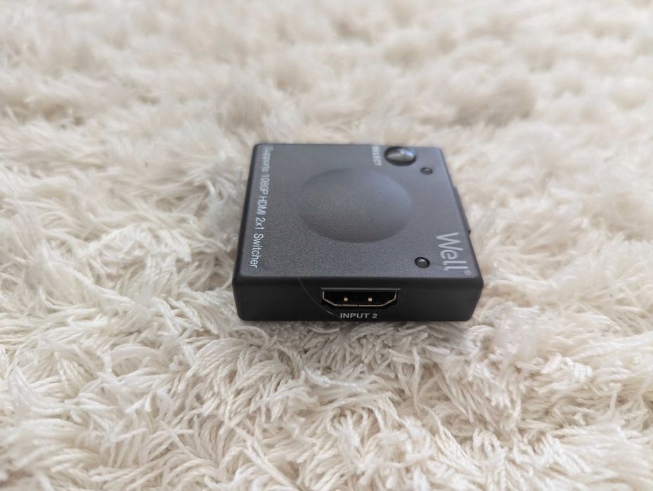 Switch HDMI Well, 3 intrari, FullHD, V1.3, cu telecomanda