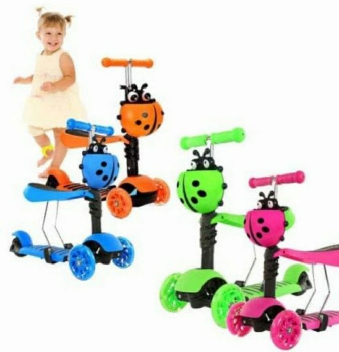 Trotineta Smart Kid 5 in 1 cu lumini