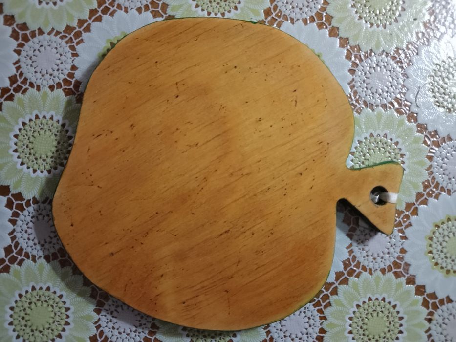 Кухонная доска с декором