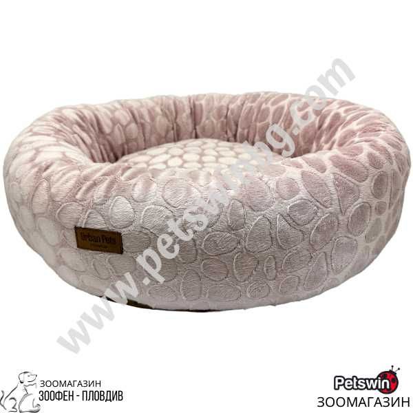 Легло тип Поничка - за Куче/Коте - 55см/55см/15см - Розов - Urban Pets