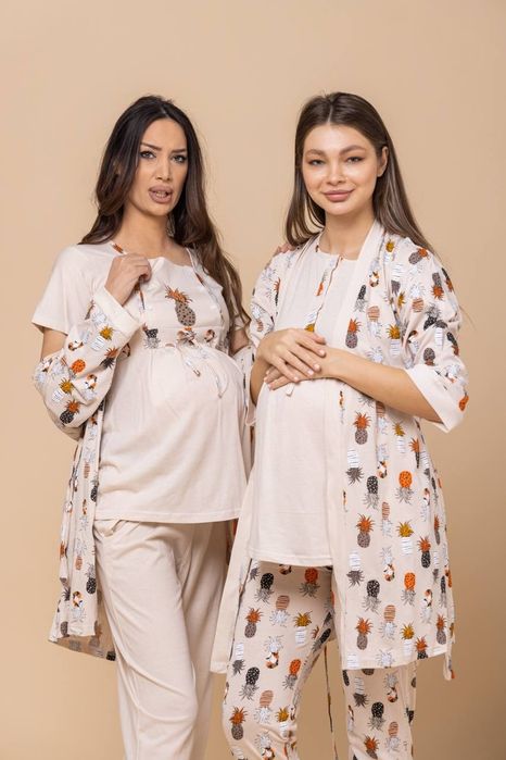 Пижама тройка для беременных