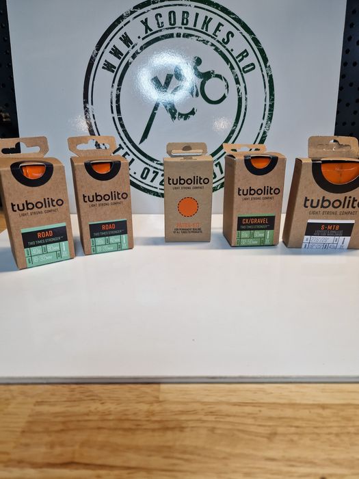 Promo Tubolito + kit pana camera bicicleta Road, CX Gravel, 27.5 si 29