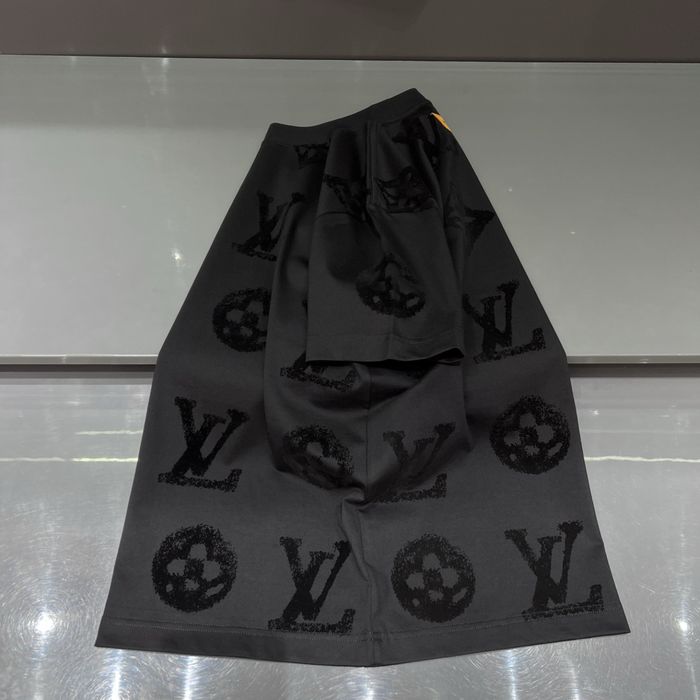 Tricou Louis Vuitton Black Velvet Logo
