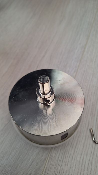 Burghiu diamantat 80mm cu pilot pentru placă porțelan sticlă marmură ceramică