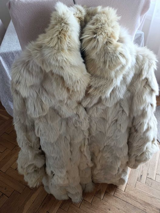 Кожух от естествен косъм лисица