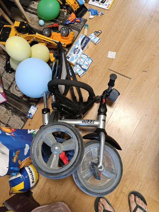 Детска триколка-количка сгъваема