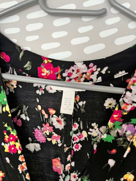 флорална рокля H&M р-р XL