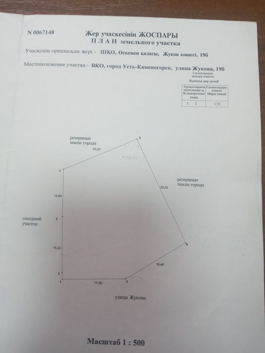 Продам участок земли.