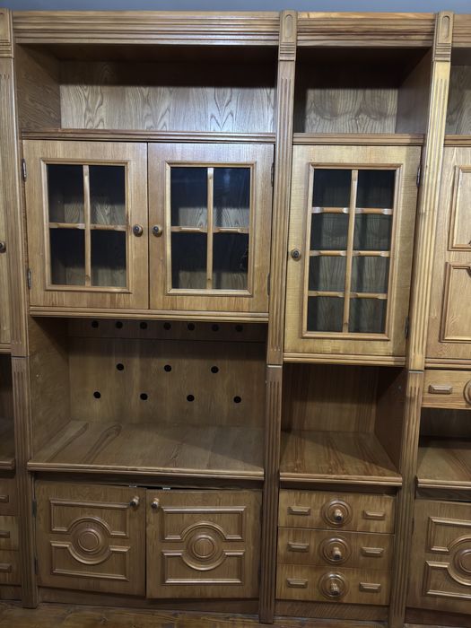 Mobilă living din lemn masiv-stare impecabilă-model clasic-Suceava