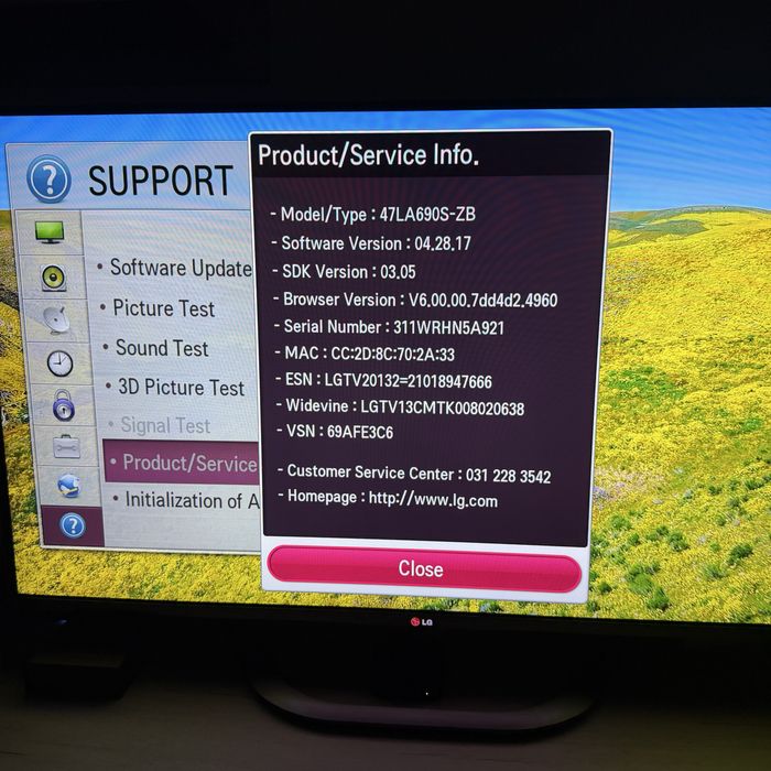 Televizor edge LED LG 47LA690S