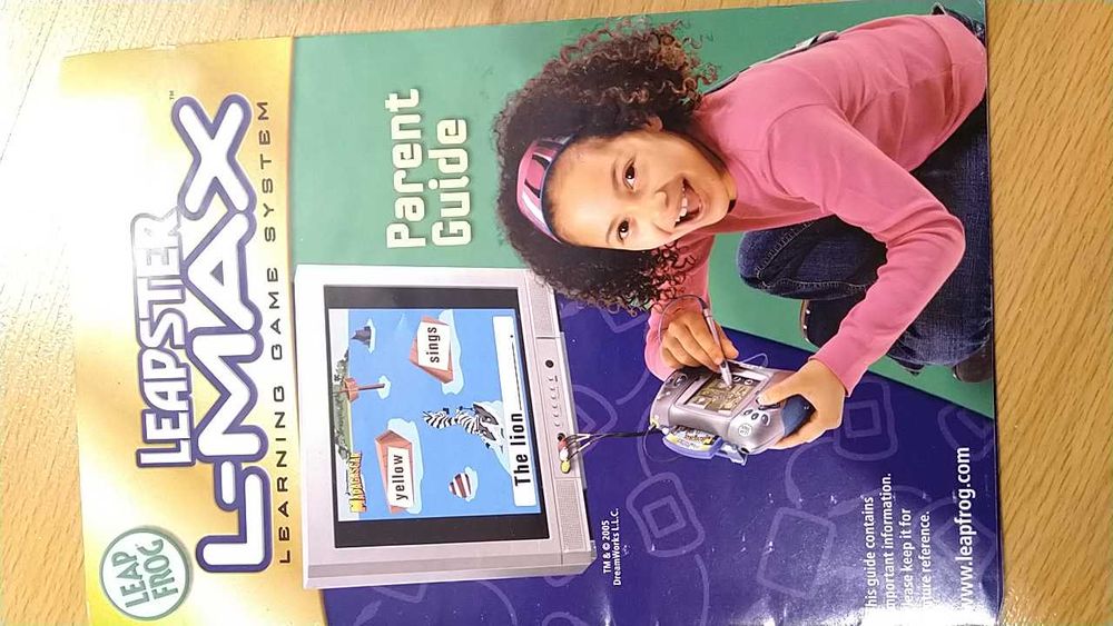 Детски учебен таблет комплект игри LeapFrog Leapster L-Max английски