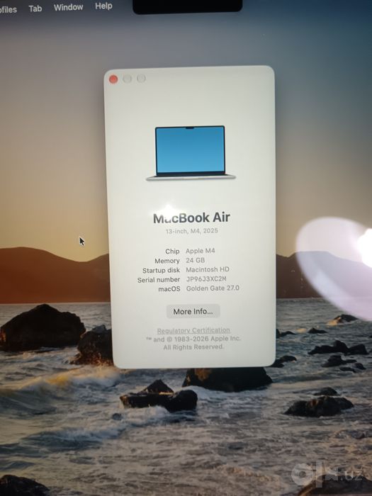 Macbook air m4 24/512
