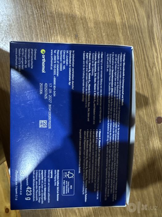 orthomol natal vitamin