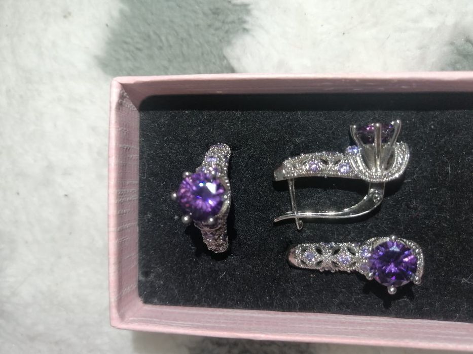 Новый комплект серебро