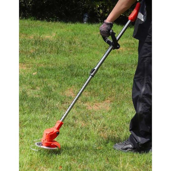 Телескопичен акумулаторен градински тример с две батерии 3600W