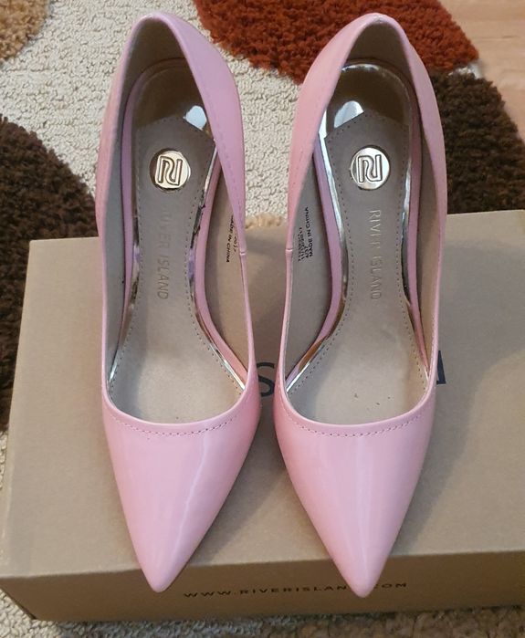 Pantofi stiletto baby pink