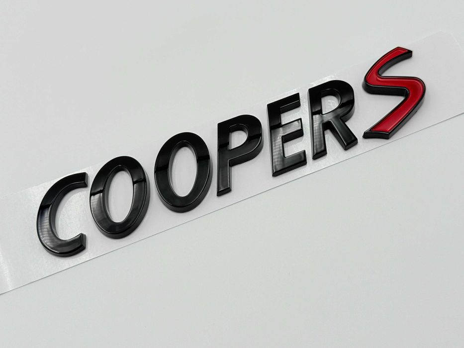 Emblema Compatibila Mini COOPER S negru