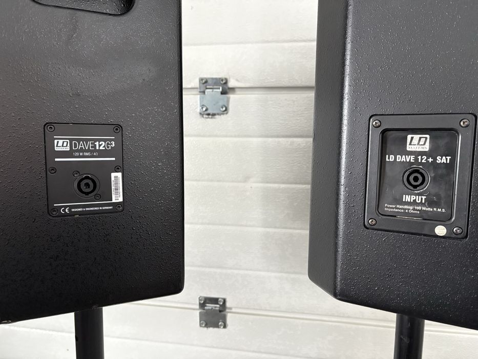 LD System Dave 12 G3 + Dave 12 sat - boxe pasive