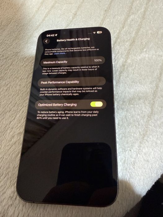 iPhone 13 Pro Max 256GB 100% baterie