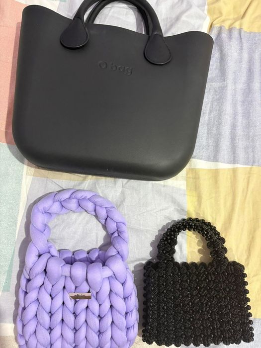 O bag черна чанта