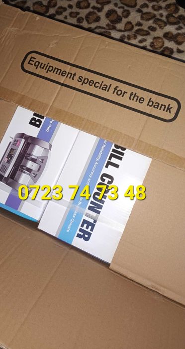 Masina numarat bani aparat numarat lei valute bonuri NOUA SIGILATA