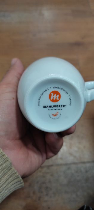 Висококачествена керамична бяла чаша