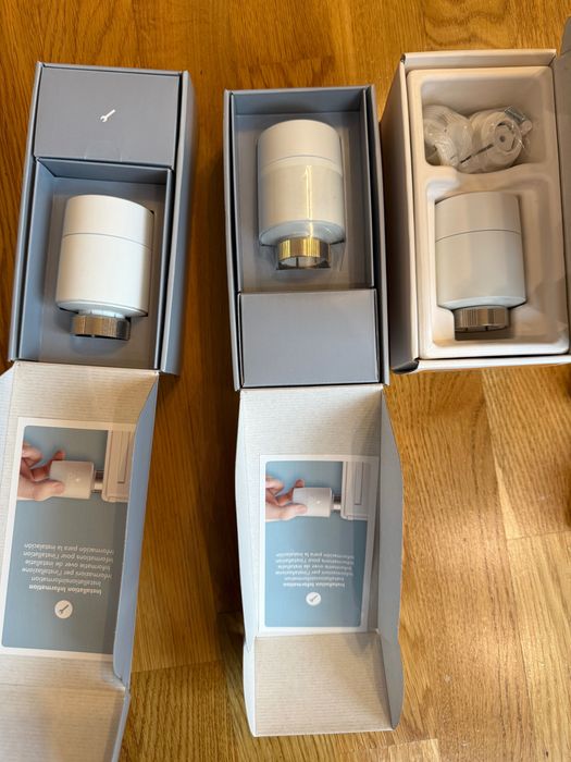 3 бр. умни термоглави Tado Smart Radiator Thermostats+ Internet Bridgе