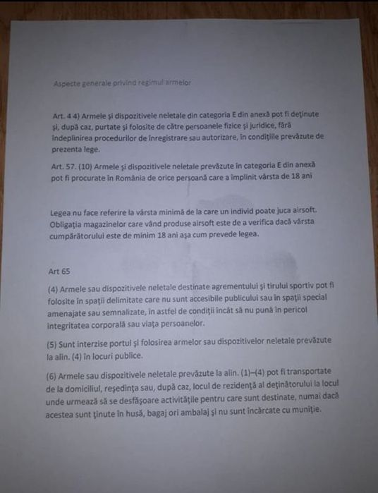 Pusca 210m/s aer comprimat pe cilindru și piston otel airsoft