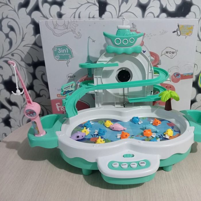 Игрушки  Рыбалка музыкальная 3в одном