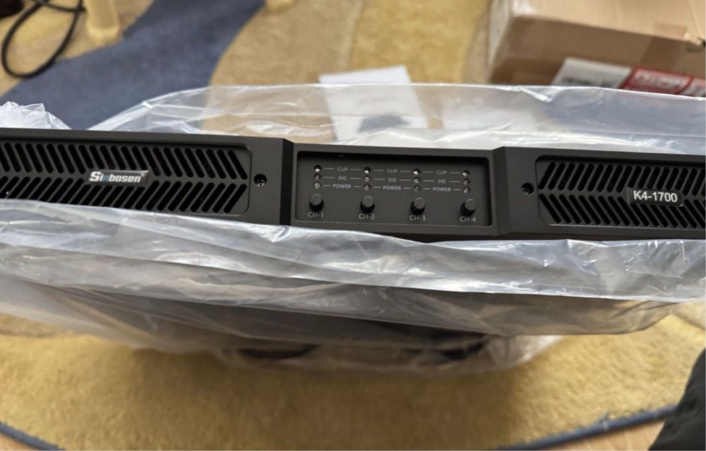 Sinbosen k4-1700 1700w 8ohm 4 canale
