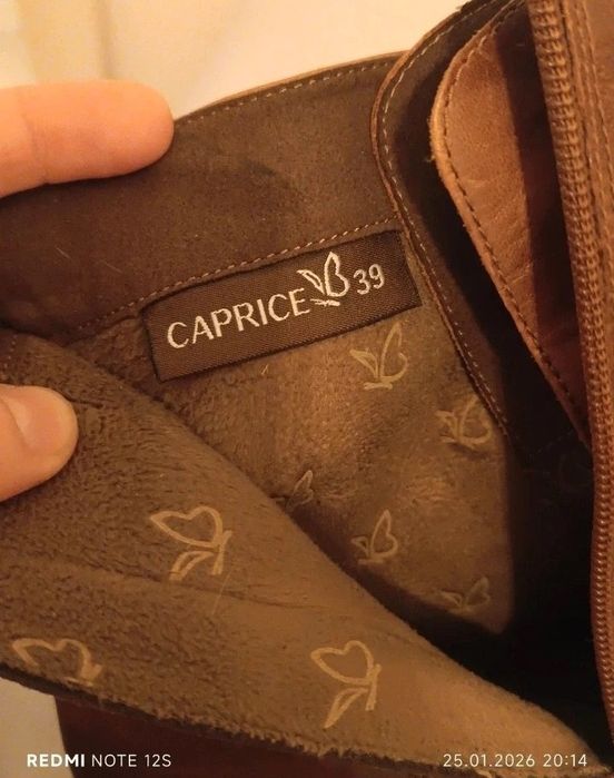 Ghete din piele Caprice Nr 39