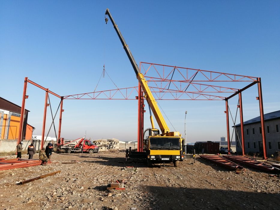 Услуги автокрана XCMG китаец гп 25 тонн стрела 38 метров каскелен