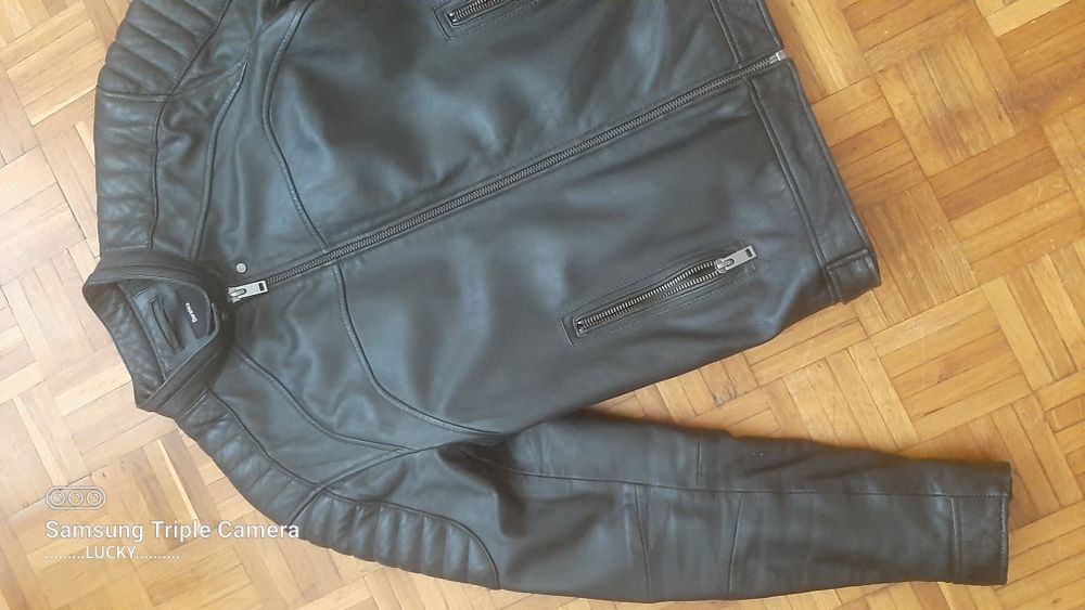 Geaca piele stil motociclist XL42