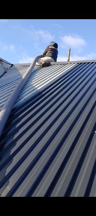 Чистка дымоходов вакуумом.