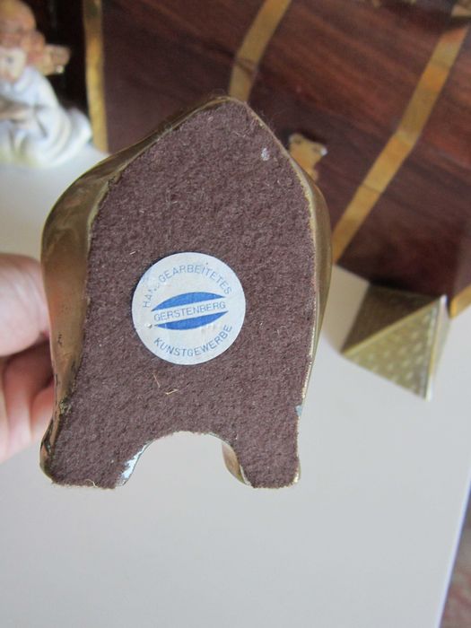 rar suport pt inelei Elefant bronz masiv made Germany 1960