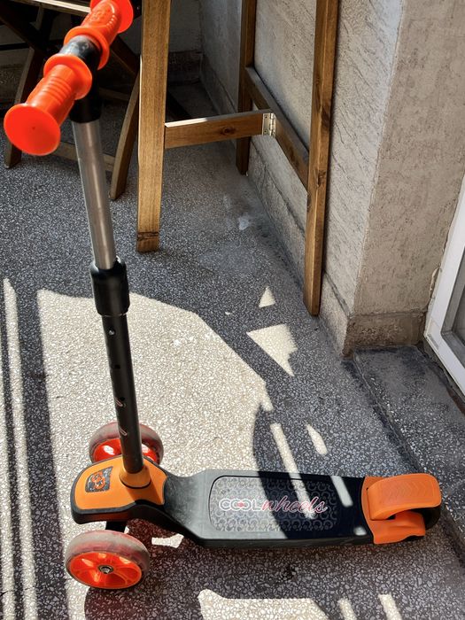 FURKAN Cool Wheels Тротинетка светещи гуми до 40кг. Оранжева