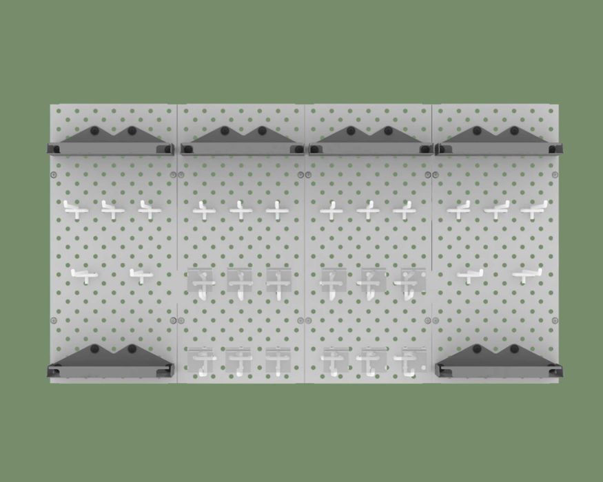Панель перфорированная, настенная, для магазина и склада