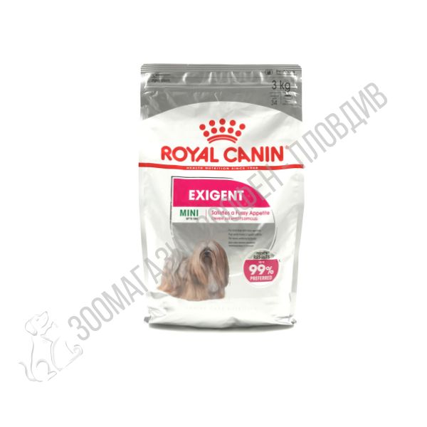 Royal Canin Mini Exigent 3кг / Гранулирана Храна за Капризни Кучета гр ...