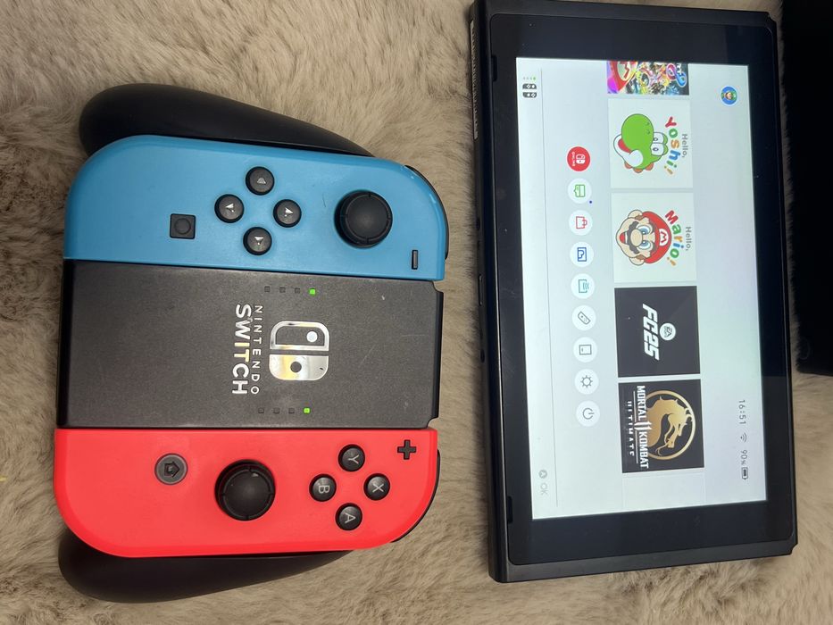 Nintendo switch cu Mario Kart 8