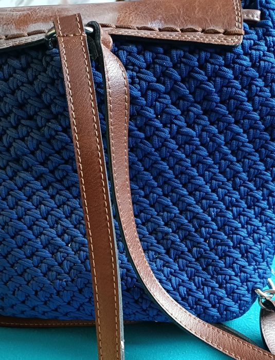 Дамска плетена чанта