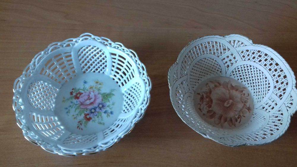 cosulete fructe/ flori portelan