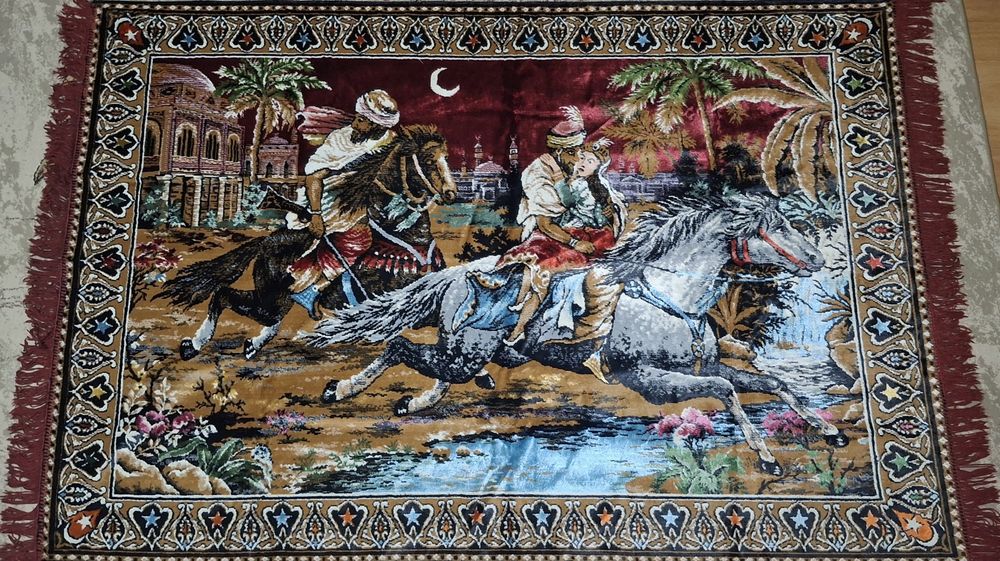 Carpetă cu Răpirea din Serai