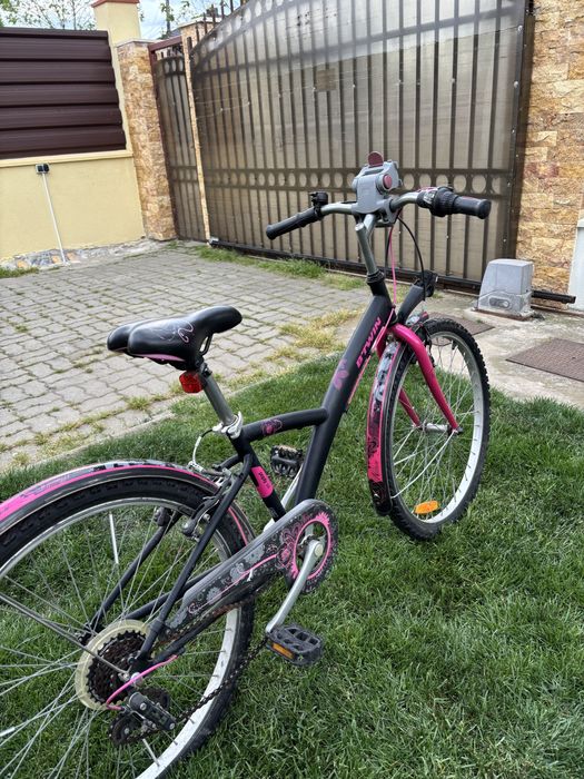 Bicicleta copii roz negru