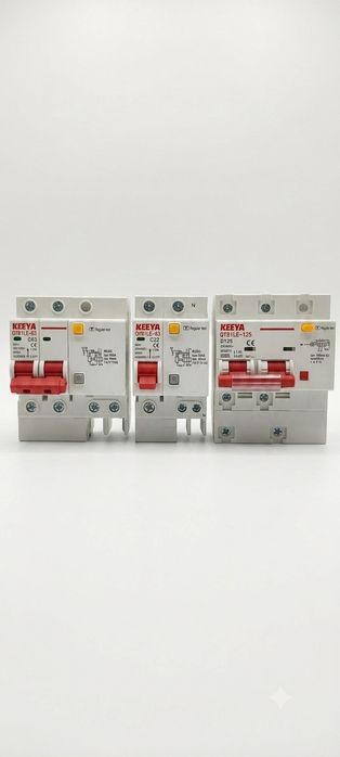 Дифференциальные автоматы KEEYA (32А, 63А, 125А) Новые RCBO