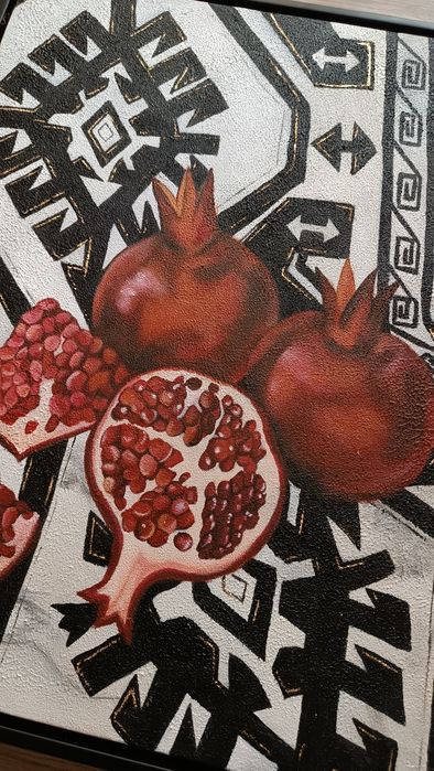 Картина Гранаты. Интерьерная картина